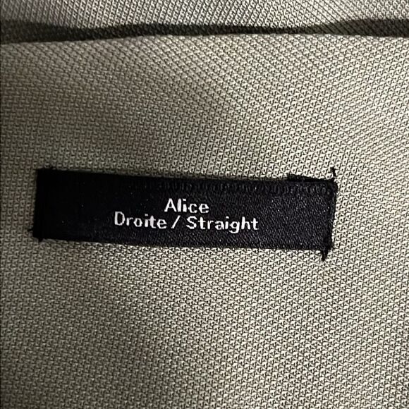 Frank & Oak Sage Green‎ Balloon Cut Button Fly Tencel Pants Size 12 NWT - Picture 13 of 14